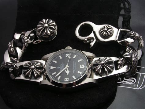 chrome hearts watch rolex